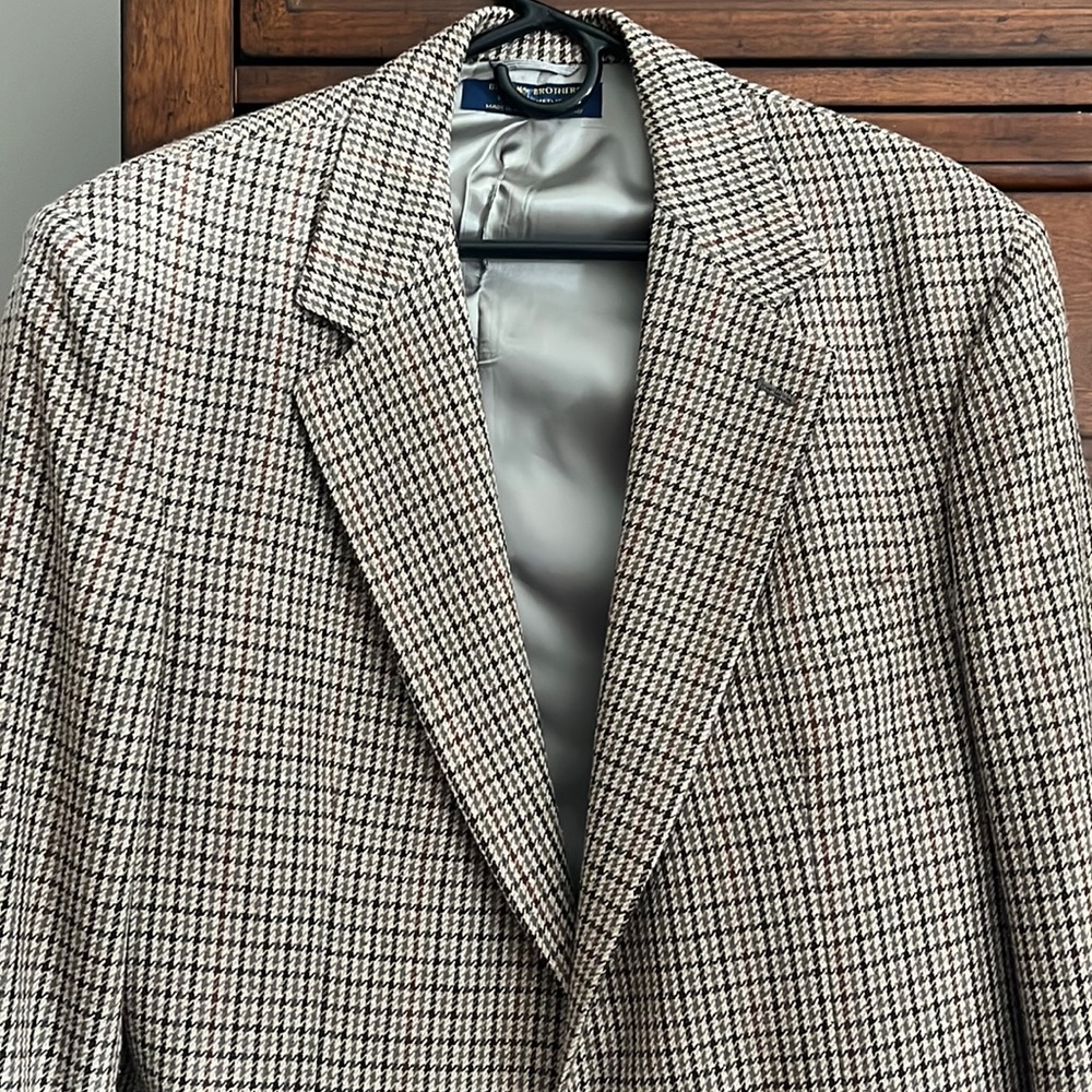 Brooks Brothers 1818 Houndstooth Sport-coat 41 reg